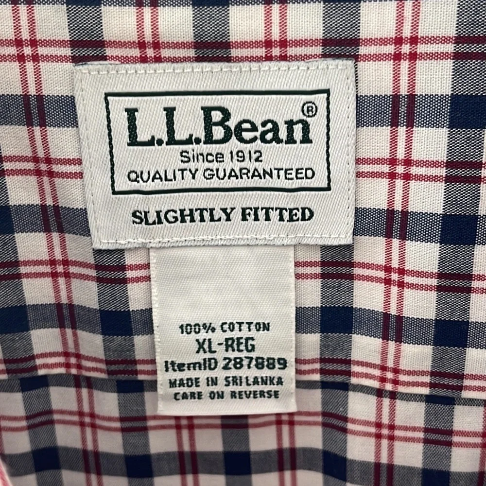❤️ 🆕 LL BEAN Button Down Shirt Size XL